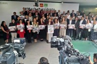 Celebran senadores de la 4T primer año de Sheinbaum