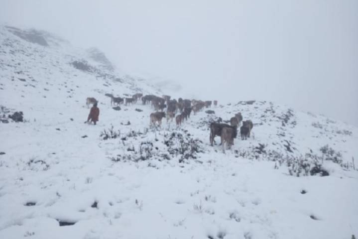 Advierten descenso de la temperatura nocturna en la sierra sur: se esperan hasta