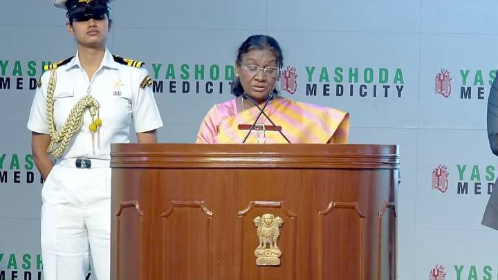President Murmu inaugurates private hospital, Yashoda Medicity, in Ghaziabad