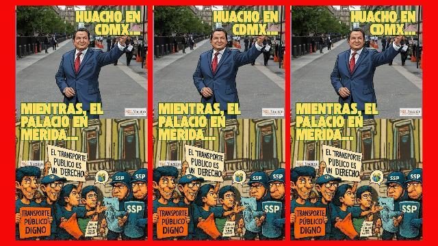 Millonario acarreo al Zócalo