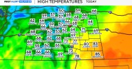 Cold front brings cooler temperatures to Colorado on Sunday