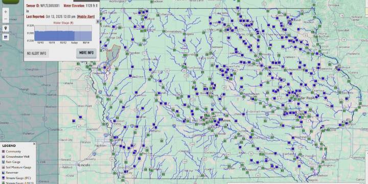 Northwest Iowa is a target area for more flood monitoring technology