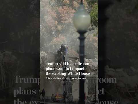 White House expands demolition area for Trump’s ballroom