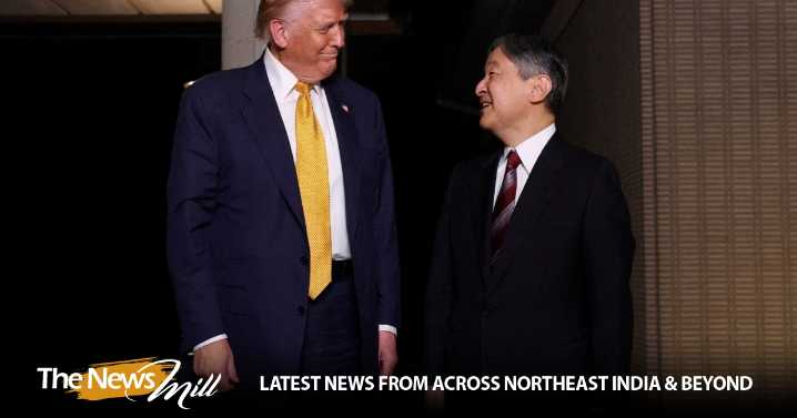 Trump meets Emperor Naruhito in Tokyo, calls him “a great man”