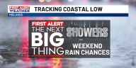 FIRST ALERT: Breezy winds continue this weekend with higher rain chances