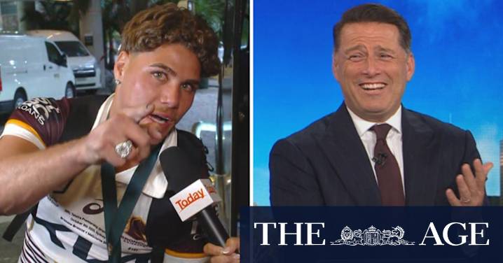 Walsh's clip leaves Karl in stitches