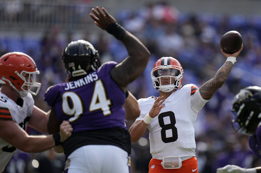 Rookie Dillon Gabriel named Browns starting QB after Joe Flacco is benched