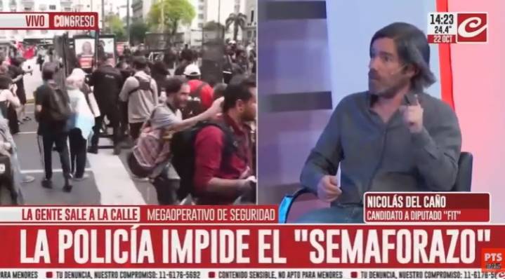 Del Caño: “Milei avanza pisoteando a las personas con discapacidad y las leyes que el Congreso vota”