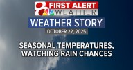 Forecast: Staying fall-like, showers possible on Friday