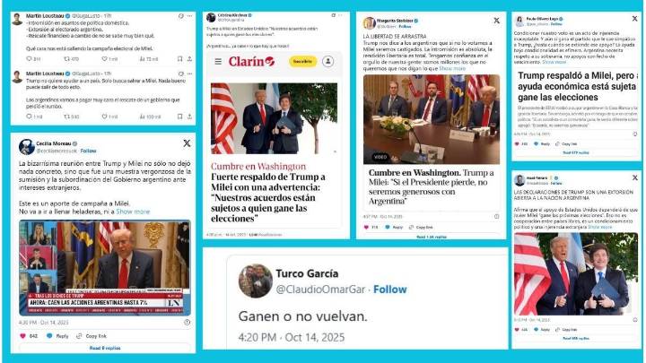 Declaraciones de Trump: la oposición las calificó de "extorsión"