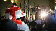 Anti-government protesters in Georgia attempt to storm presidential palace