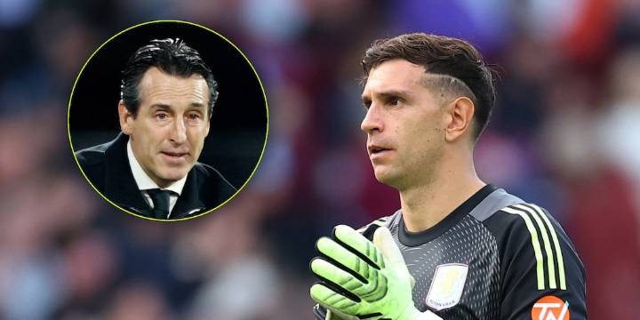 Le hicieron estudios a Dibu Martínez tras su lesión: la respuesta del DT de Aston Villa sobre cuándo volverá a jugar