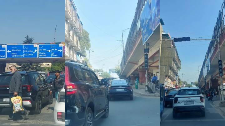 Poor traffic regulation at Jehangir Chowk, Tulsi Bagh flyovers endanger commuters