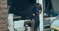 Storm Amy rips apart Glasgow showroom building as residents fear looting