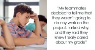 Group Project Fails When Lazy Teammates Expect The Smart One To Do Everything But He Doesn’t