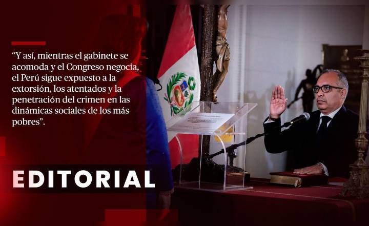 Gobierno hipoteca seguridad por mantener gabinete
