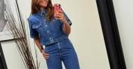 Zara tiene el total look vaquero que sienta como un guante, es tendencia y sustituye a los conjuntos de punto