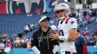 Drake Maye laughed at funny Jason McCourty broadcast moment