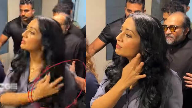 Navya Nair faces inappropriate behaviour during film promotion in Kozhikode; Soubin intervenes