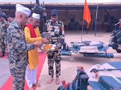 BSF Performs 'Shashtra Pooja' on Indo