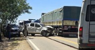 Evadió un control de Gendarmería, chocó y generó un forcejeo filmado en el norte salteño