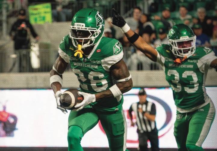 Riders come up fumble return touchdown short in CFL regular season finale against B.C., turn attention to West Final