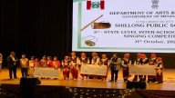 Jatni gitrangko ring·susaanio Synod School team trophy-ko man·a aro Public school solo
