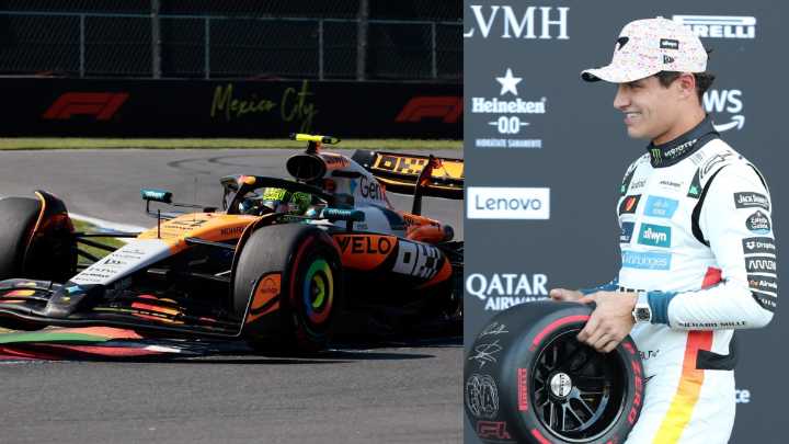 Lando Norris dio una paliza y conquistó el apasionante GP de México para ser el nuevo líder del Mundial de Fórmula 1: Max Verstappen fue podio