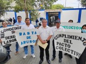 Piura: Trabajadores de Transportes exigen al GORE el pago de beneficios