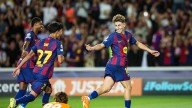 El Barça golea a Olympiacos antes del Clásico con una versión 'hat trick' de Fermín