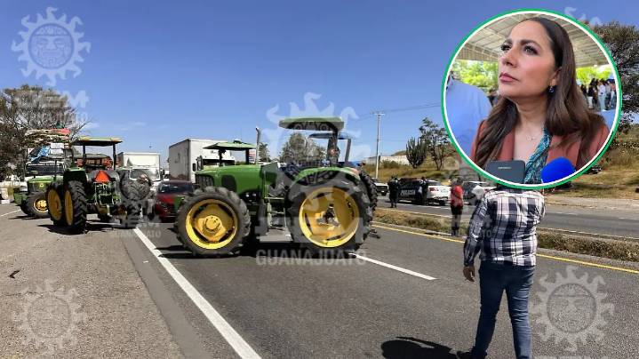Libia García mantiene diálogo con productores del campo tras bloqueos en Guanajuato