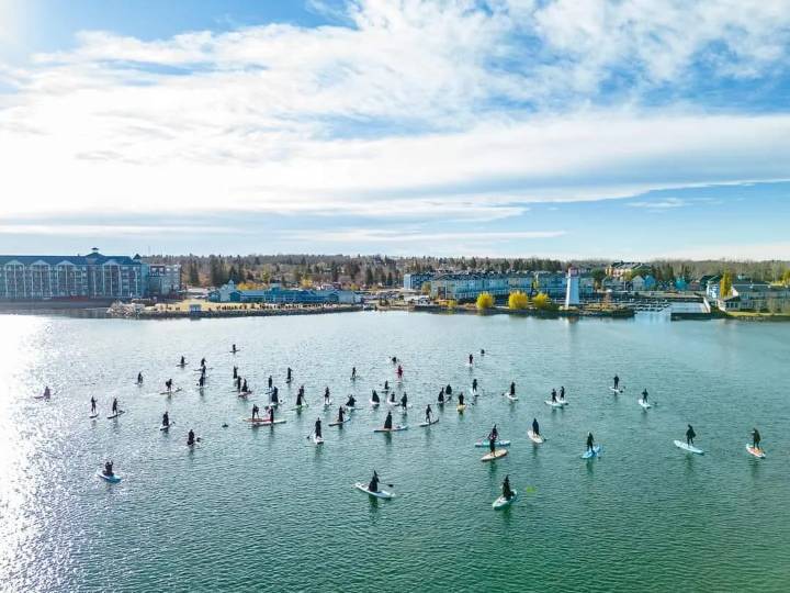 Witchcraft replaces watercraft for the 5th Annual Sylvan Lake Witch's Paddle