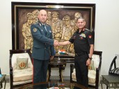 Army Chief General Upendra Dwivedi meets Kazakhstan counterpart
