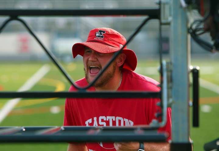 Fleming bringing old-school Easton football mentality to offensive line