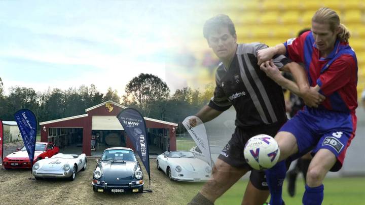 70 years on: The Aussie soccer player's James Dean car tribute