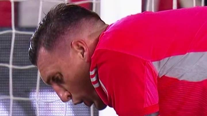 VIDEO: el insólito error de Armani por el que River cae ante Sarmiento en El Monumental