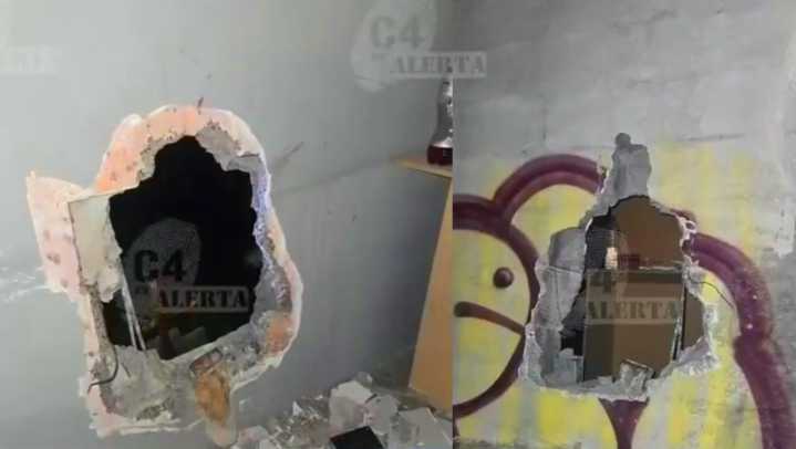 ¡Se metieron por un panteón! Ladrones rompieron paredes para robar en tienda departamental de ...