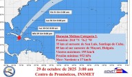 Huracán Melissa avanza por el oriente cubano