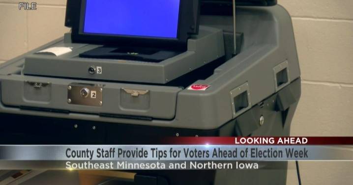 Minnesota and Iowa officials give tips for how to prepare ahead of election day