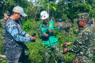 Ejército Nacional sembró 3 mil plántulas nativas en resguardo indígena del Meta
