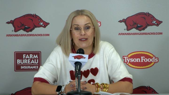 WATCH: Head Coach Kelsi Musick recaps Arkansas women's basketball exhibition win vs. UAFS