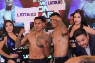 Todos listos en peso para el combate "México vs Colombia"