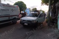 Salvan la vida a hombre que pasó tres horas inconsciente dentro de su camioneta en Carmen