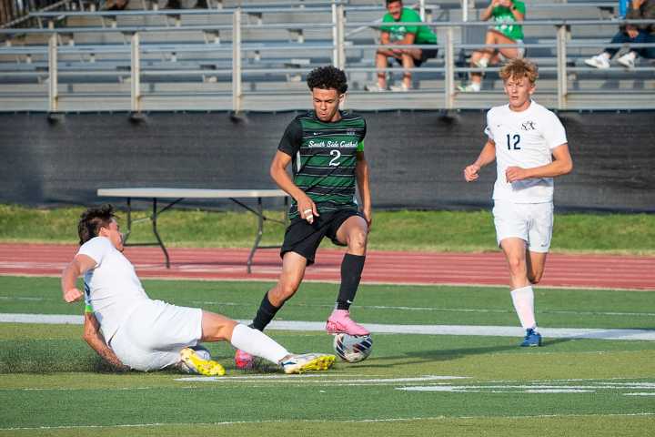 Xavier Clark of St. Mary’s is a goal scoring machine