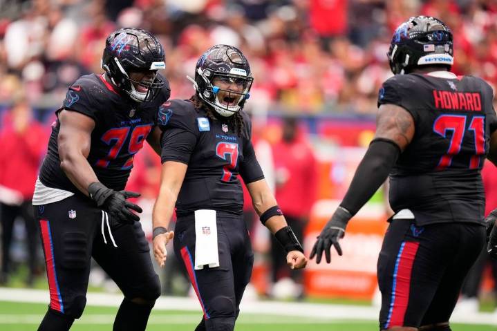 Stroud has season-high 318 yards passing with two TDs to lead the Texans over the 49ers 26