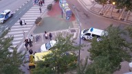 Un ciclista atropella a un peatón en Huesca al sortear un vehículo parado en el carril bici