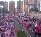 ¡Impresionante! 14,000 maracuchas marchan de rosa en valiente lucha contra el cáncer de mama