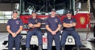 Kennewick firefighters wear pink for breast cancer awareness