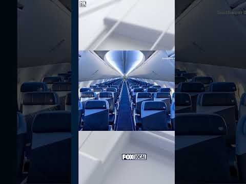 ✈️El primer avión de Southwest Airlines debuta con una cabina moderna.🆕💺