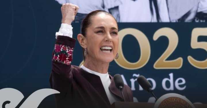 “Vamos por el camino correcto”, dijo Sheinbaum al celebrar su primer año de gobierno